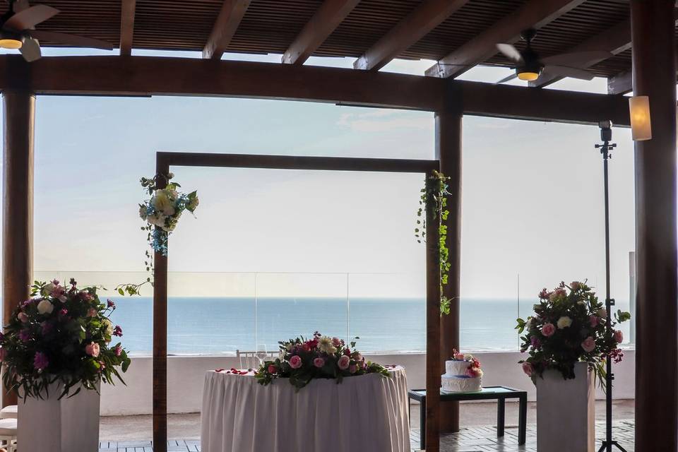 Main Table with Ocean View