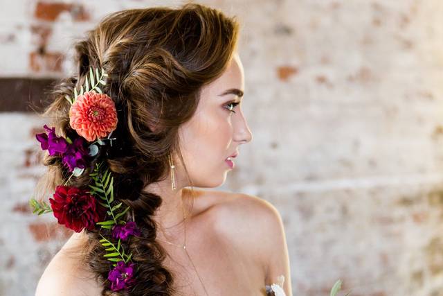 Beautiful bridal hair