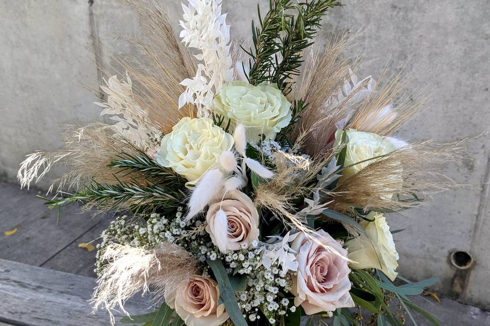 Bouquet With Pampas Grass