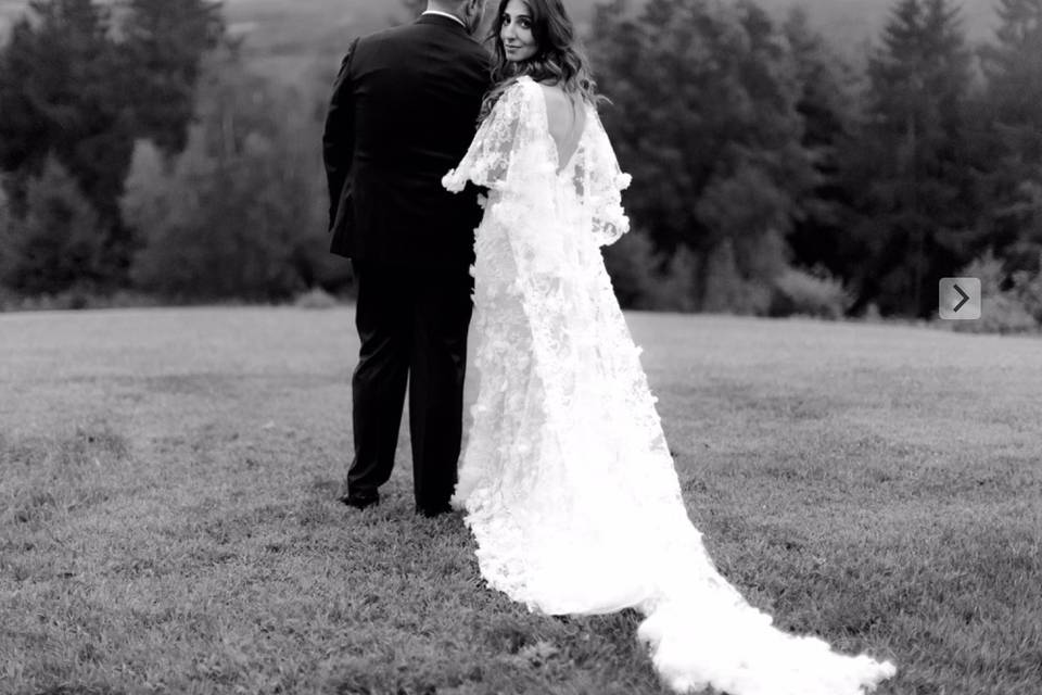 Couple in a field