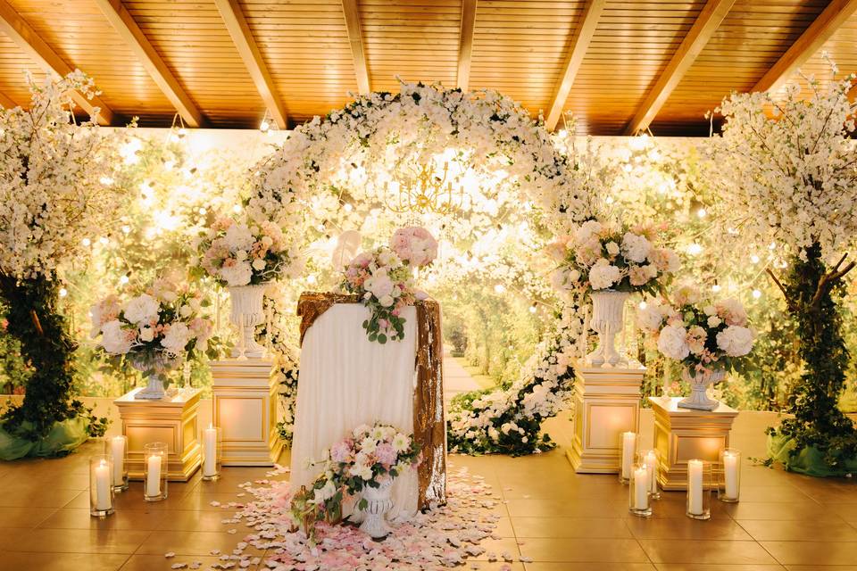 Garden ceremony design