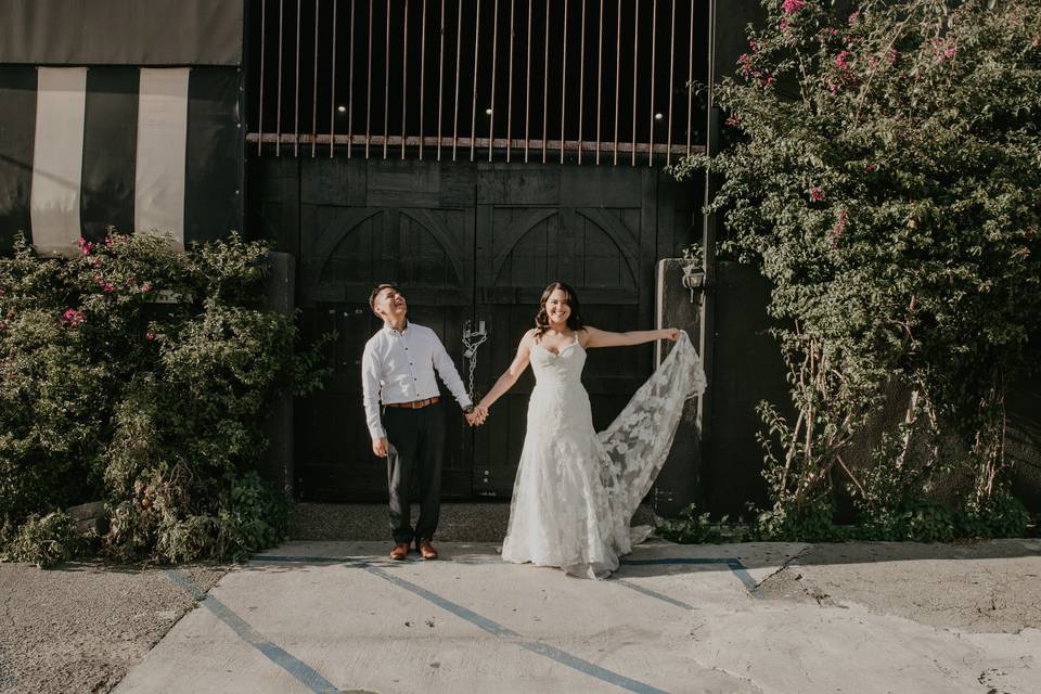 The happy couple Fatima Elreda Photo