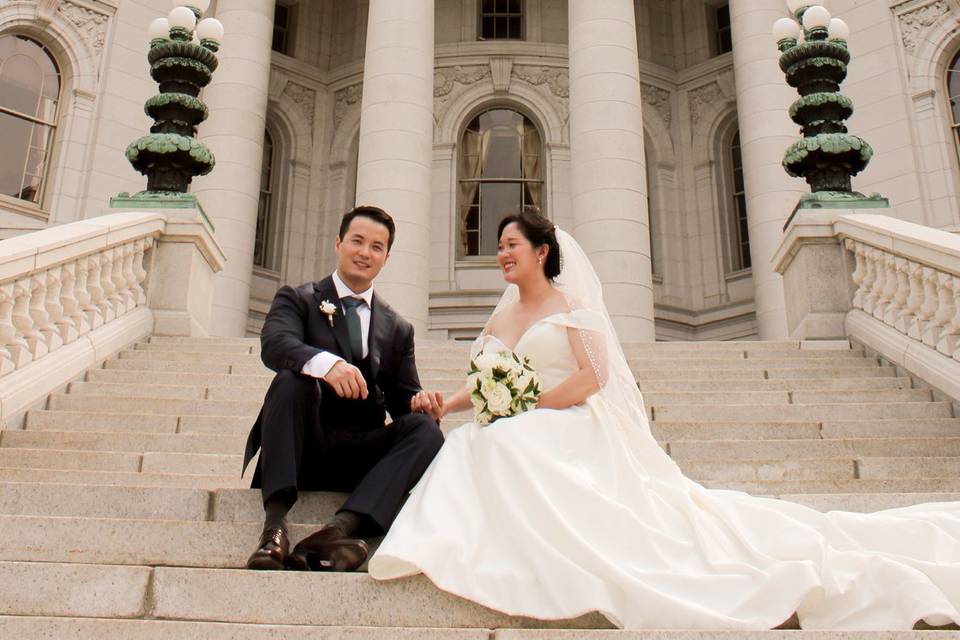 Wedding day at the capitol