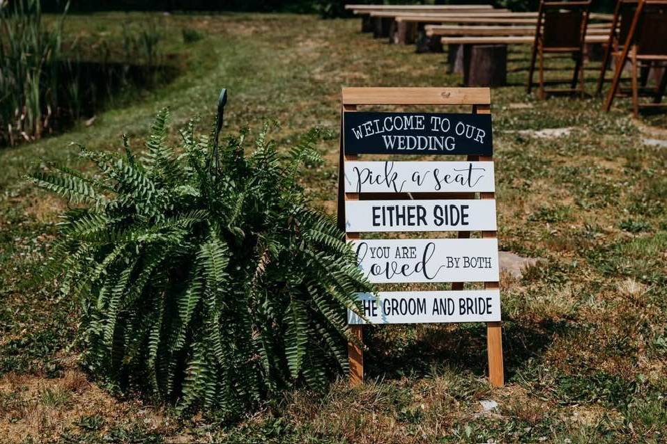 Wedding Sign