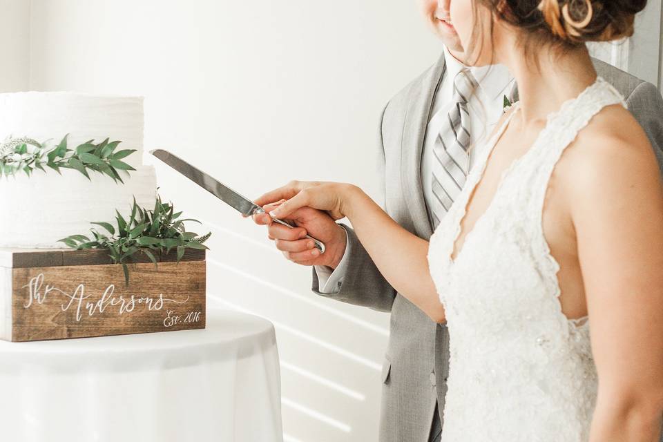 Cake cutting (Photo credit Segull Photography)