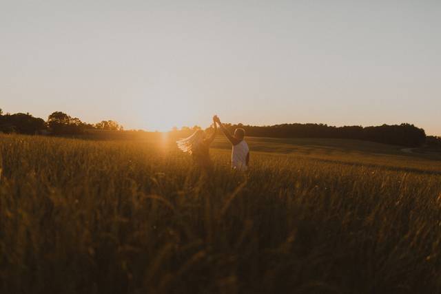 A dreamy golden hour