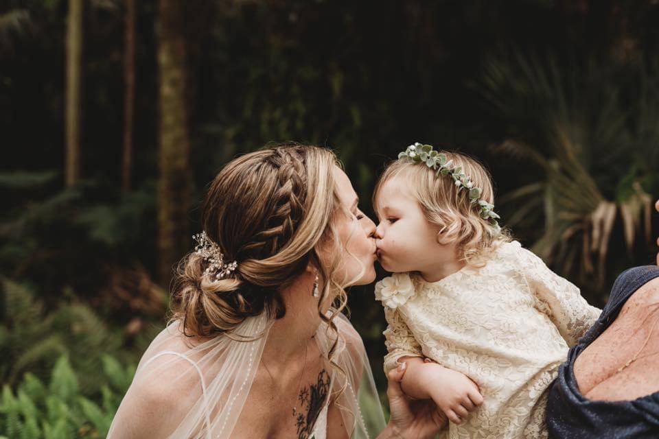 Bride and Daughter
