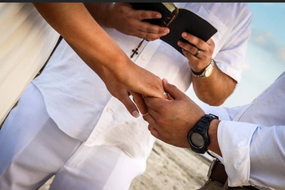 Beach ceremony