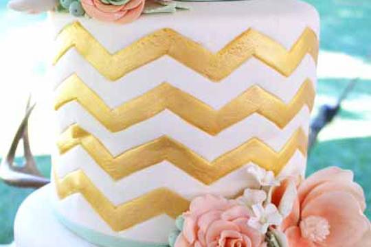 Gold Chevron