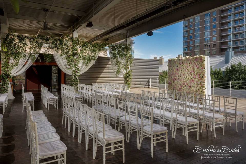 Brazos Hall Rooftop Ceremony