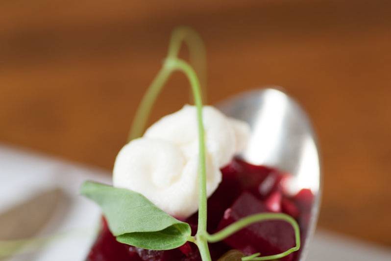 Beets with Creme Fraiche