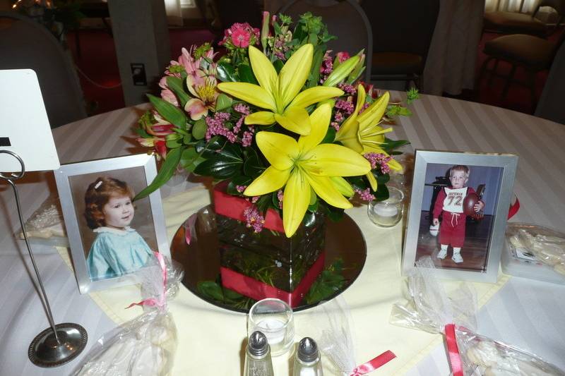 Fresh flower centerpiece