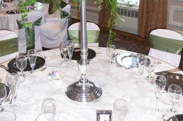 Tall table centerpiece