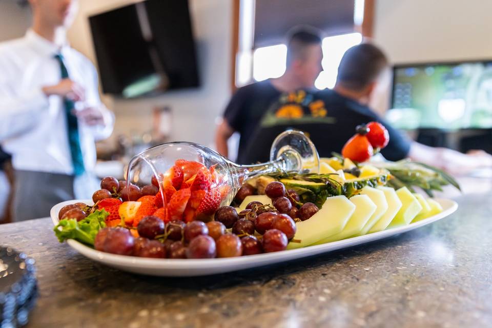 Food in the Fairway Lounge