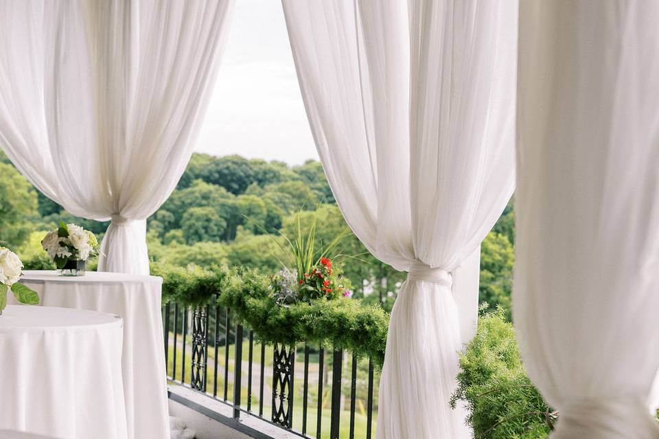 West Porch set up