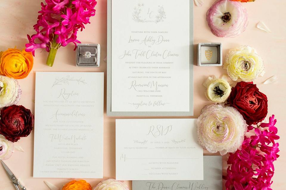 Custom Wedding Invitations