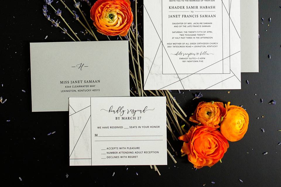 Custom Wedding Invitations