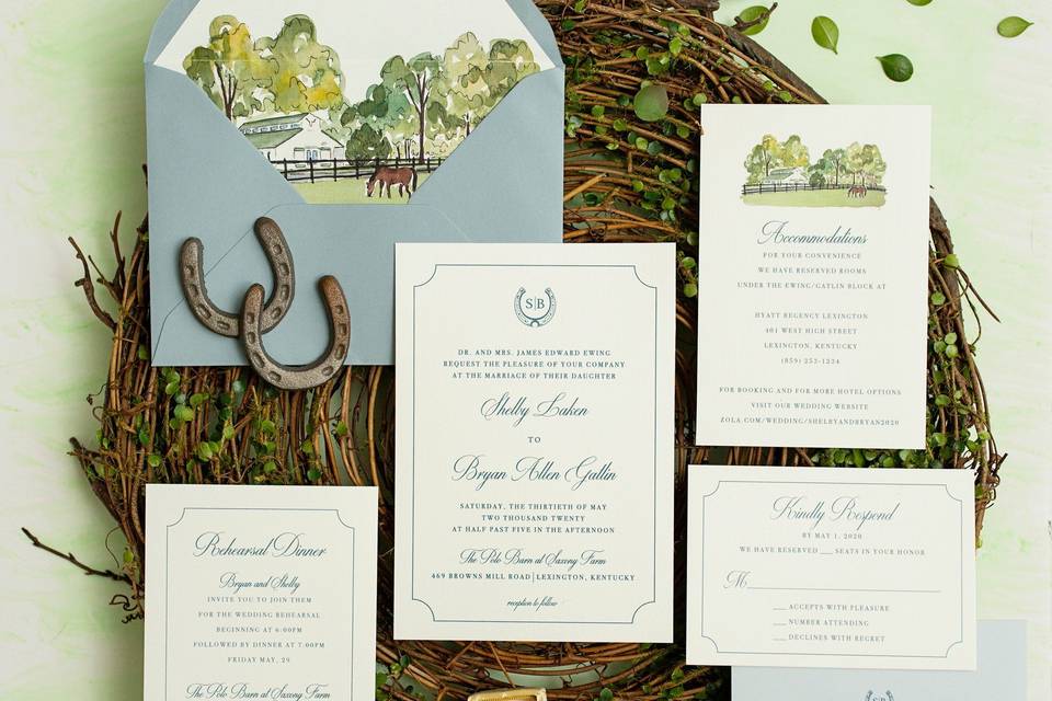 Custom Wedding Invitations