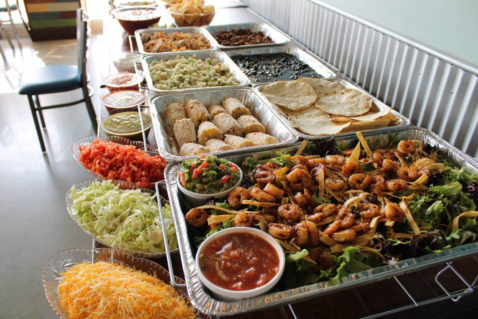 Taco Buffet Spread