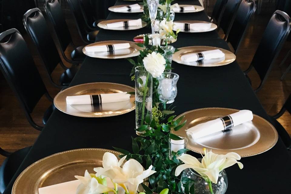 Church on Main Bridal table