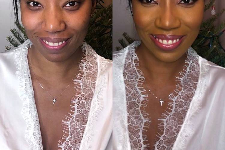 Bride Before & After