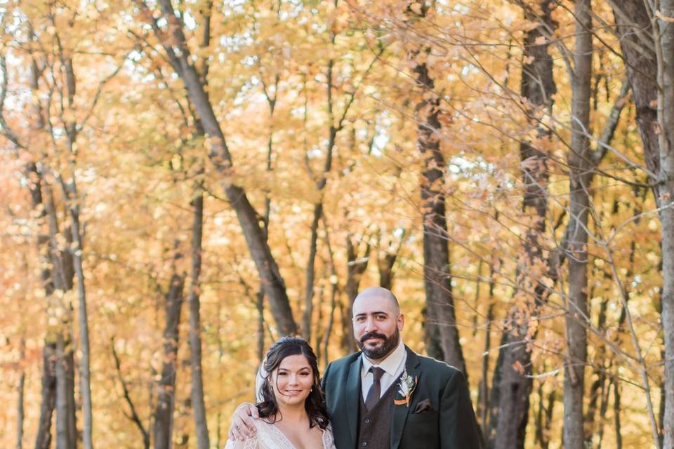 Portrait in the woods