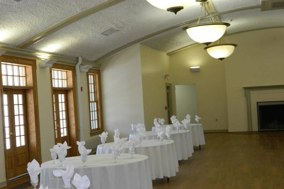 Reception hall
