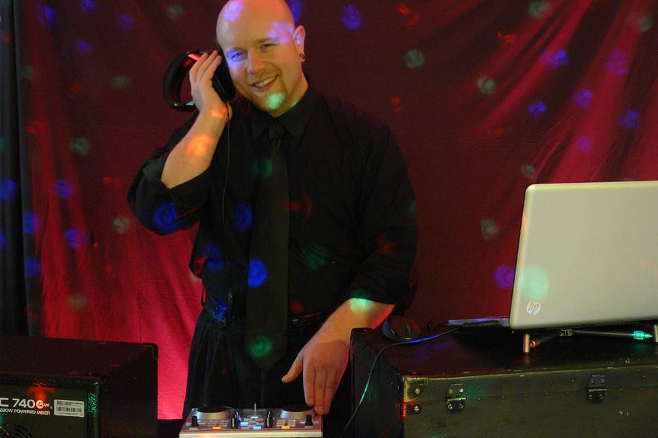 This is our DJ, Owner, and Host, Aaron McDonald