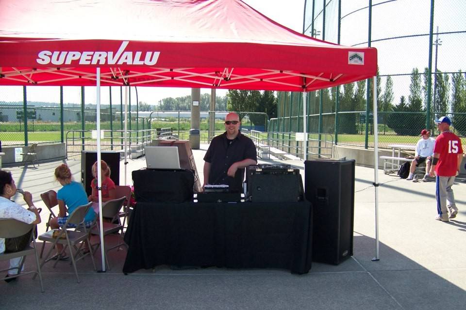 Hosting at the annual SuperValu Company Softball Tournament.