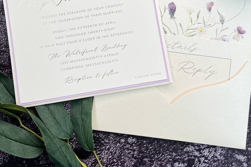 Spring Floral Pocket