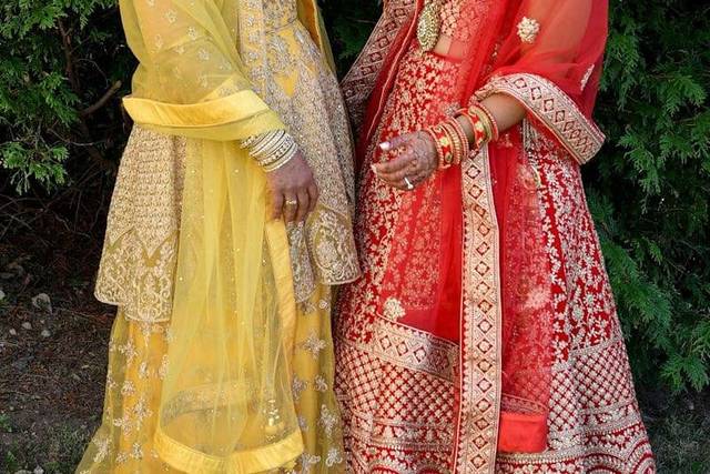 Traditional wedding styling