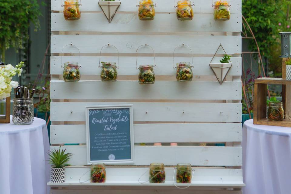 Salad wall