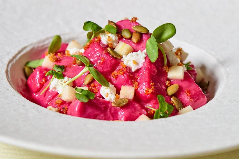 Beet Gnocchi