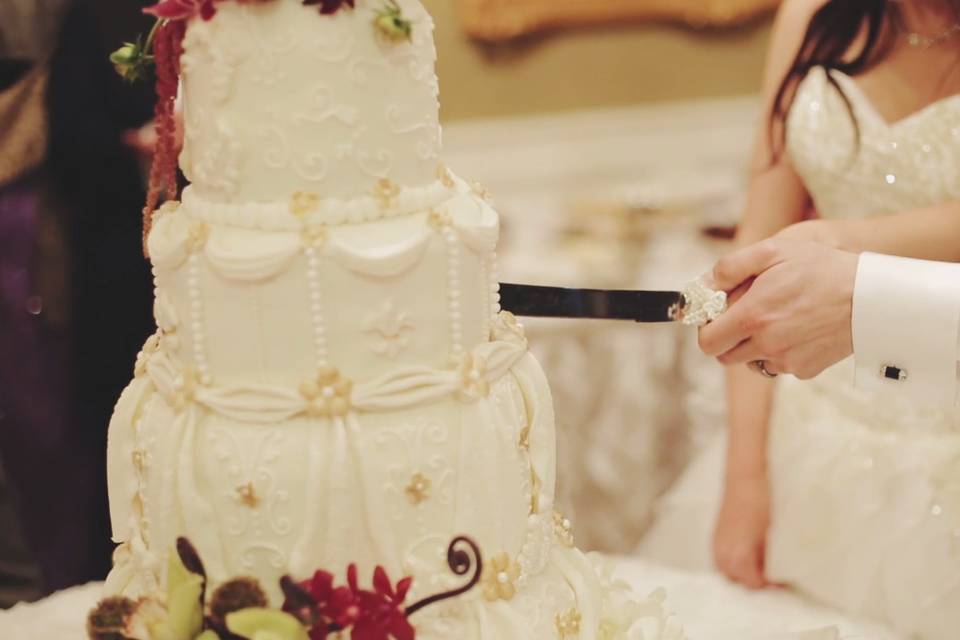 Slicing of the cake