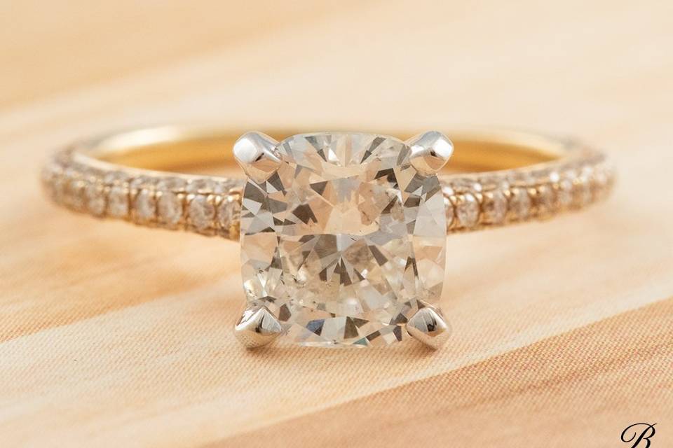 Cushion Engagement Ring