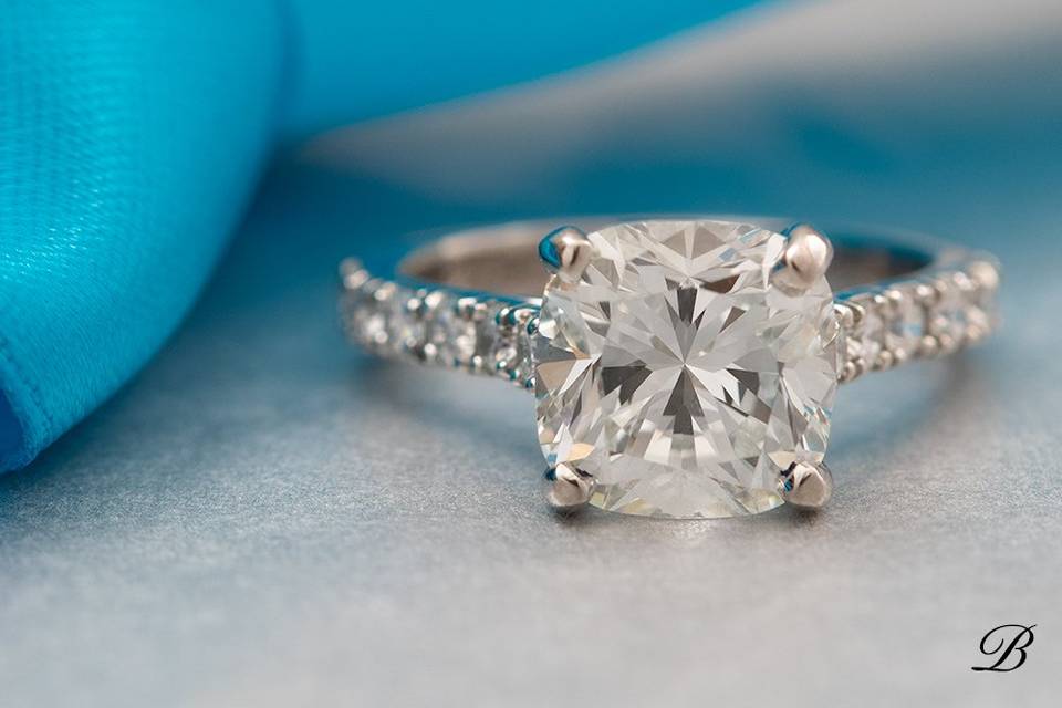 Cushion Engagement Ring