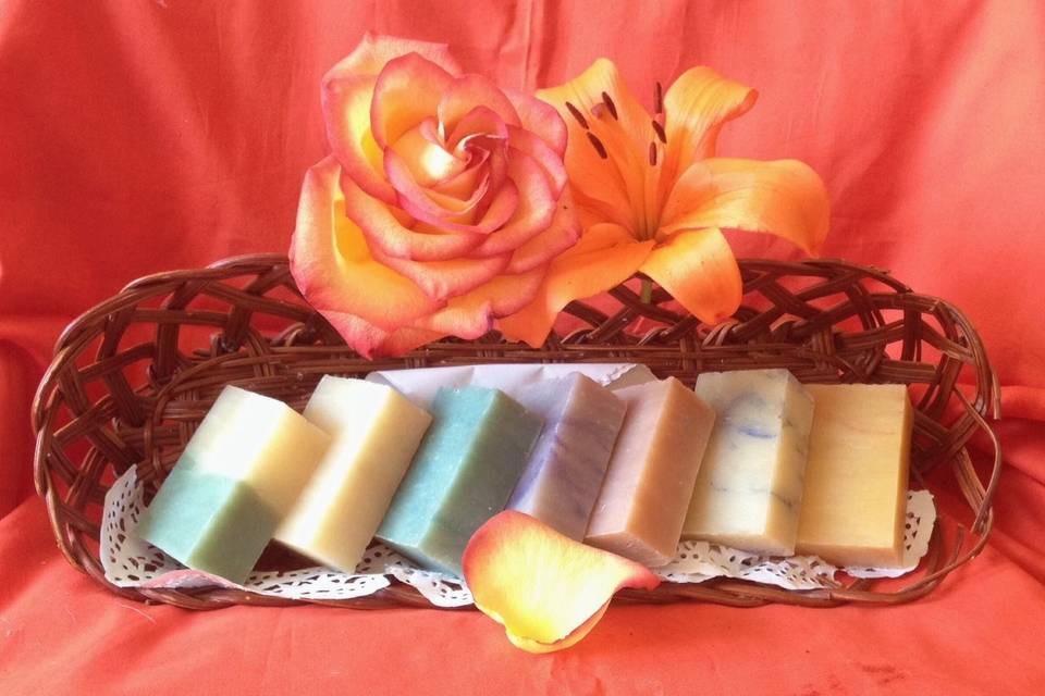 Basket of our beautiful soap