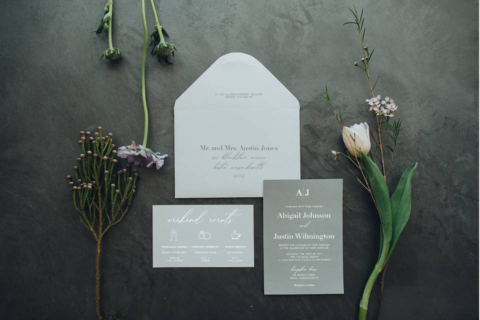 Modern Wedding Invitation