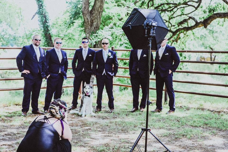 Behind the scenes