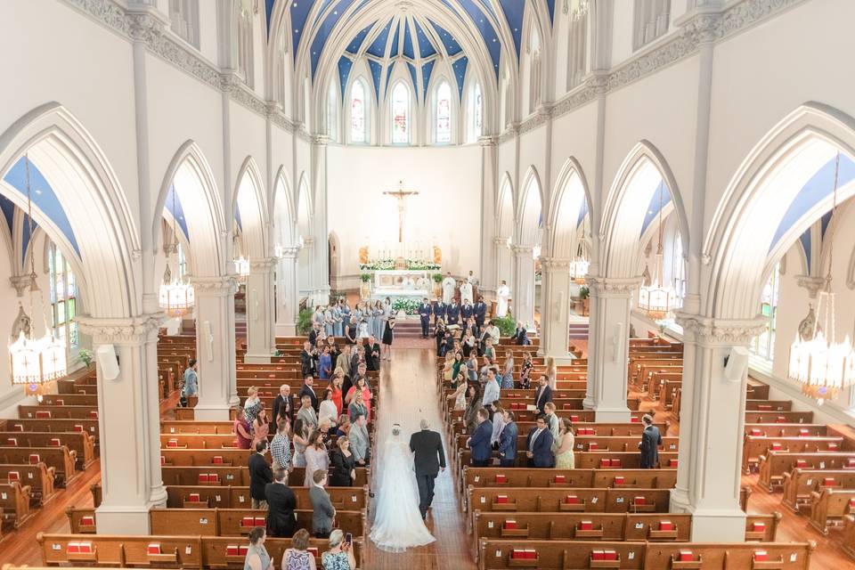 DC Catholic wedding ceremony