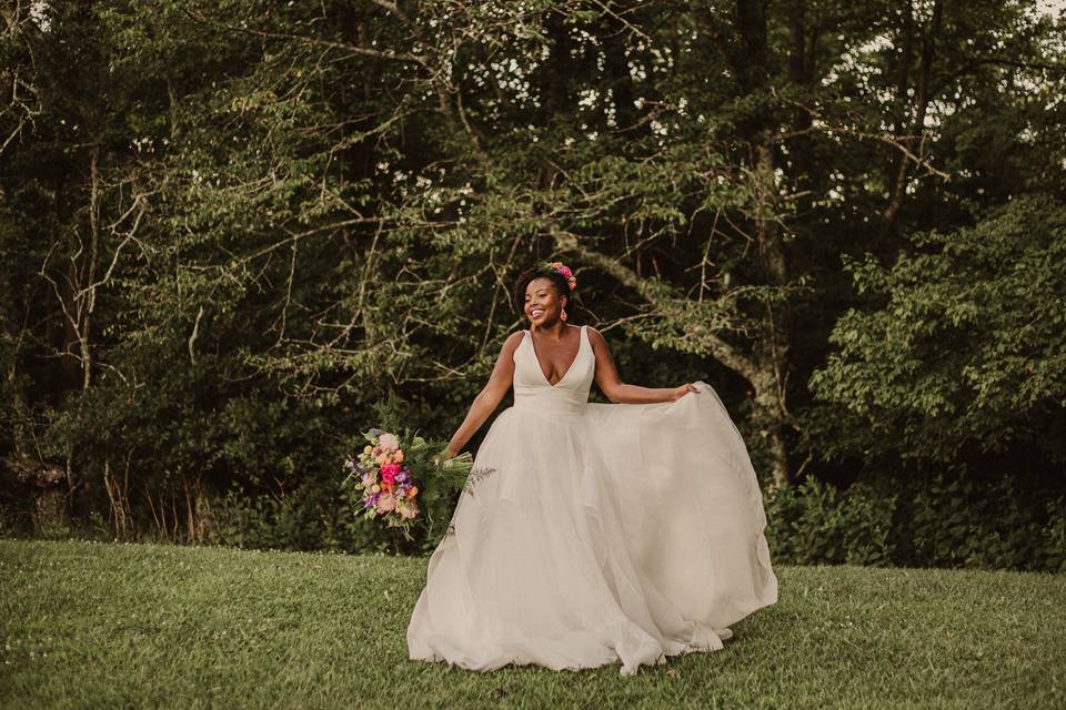 Post-ceremony photo session