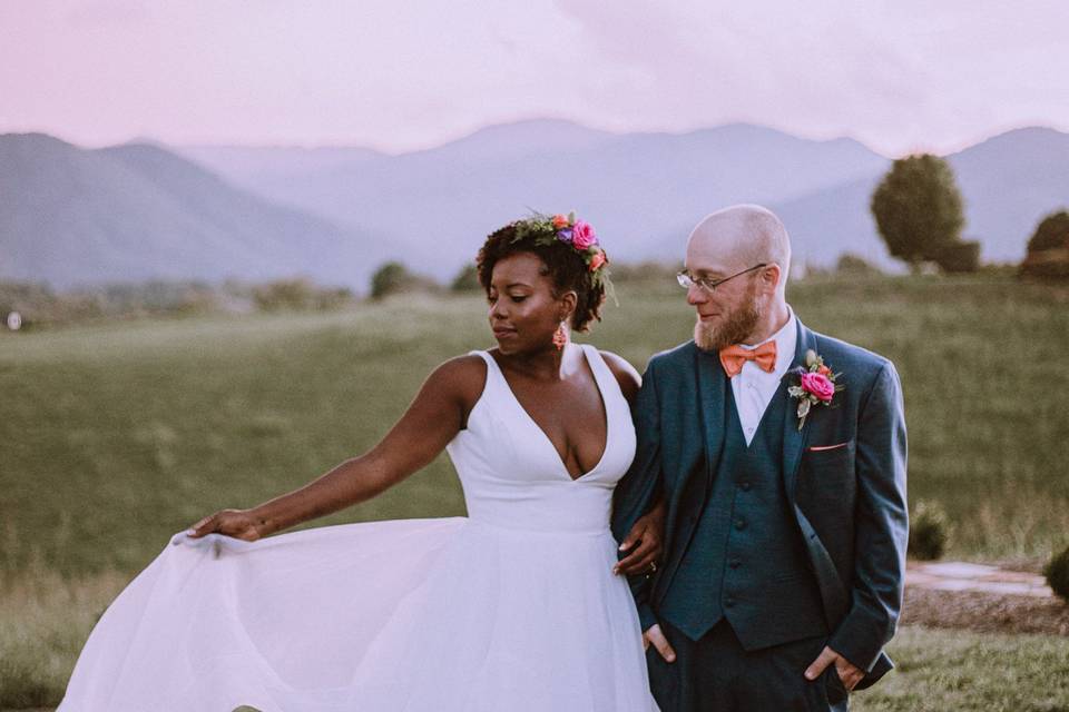 The happy couple