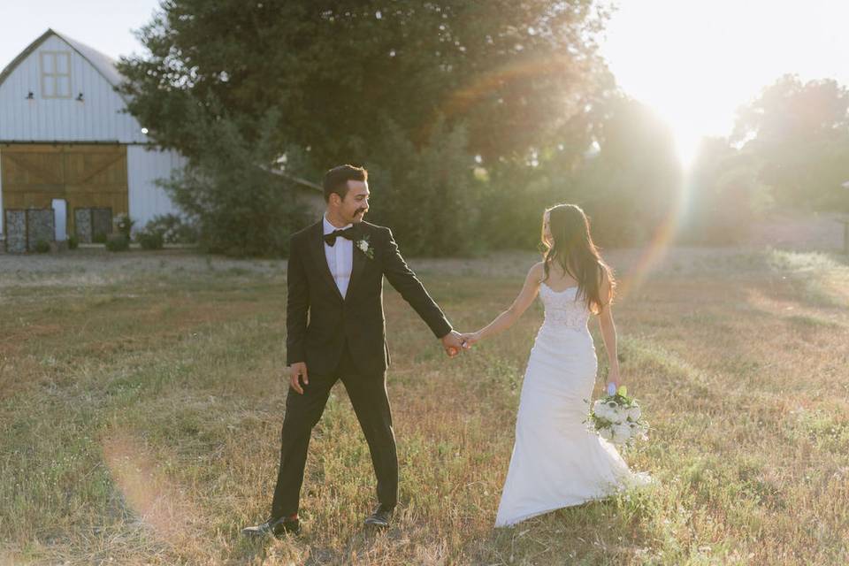 Romantic Stroll at Golden Hour