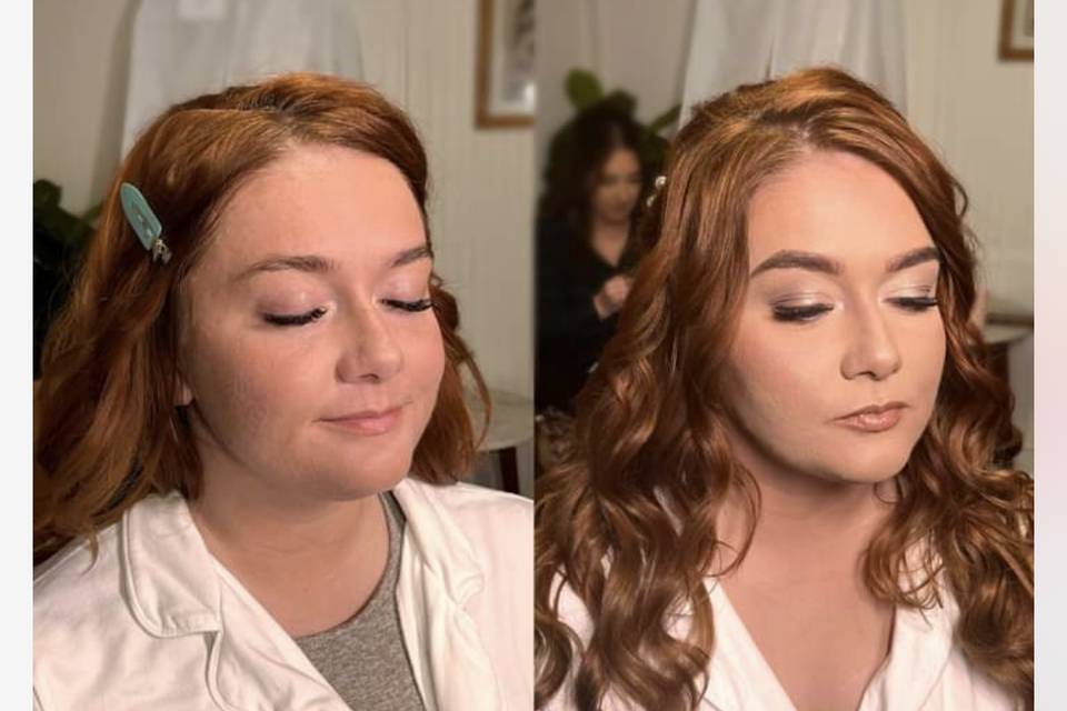 Soft bridal makeup