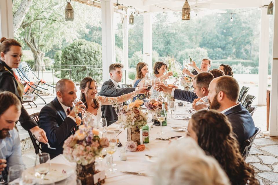Terrace Wedding Ashby Inn