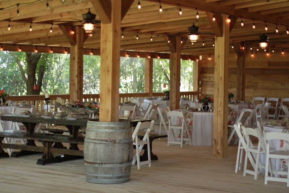 Rustic-chic venue