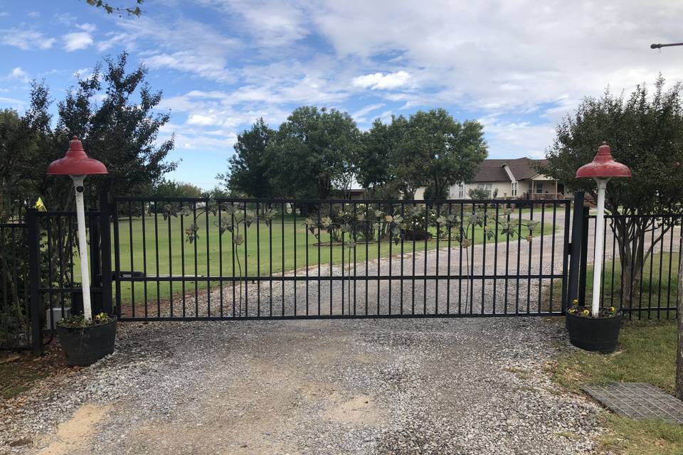 Nellis vineyards entrance