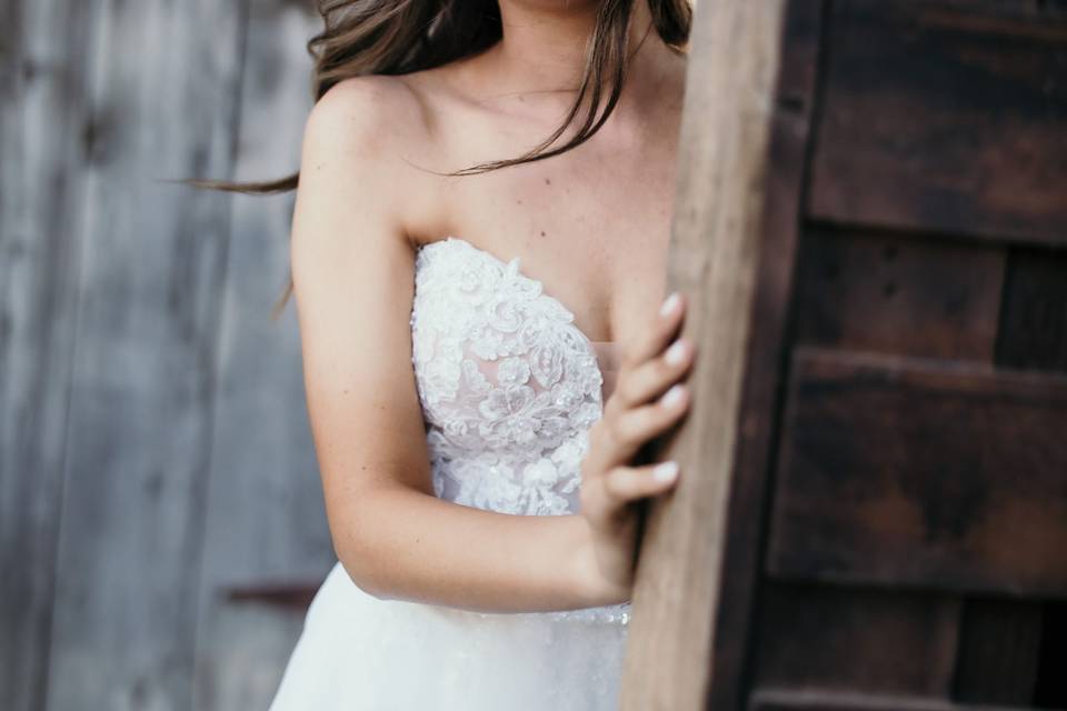 Smiling bride