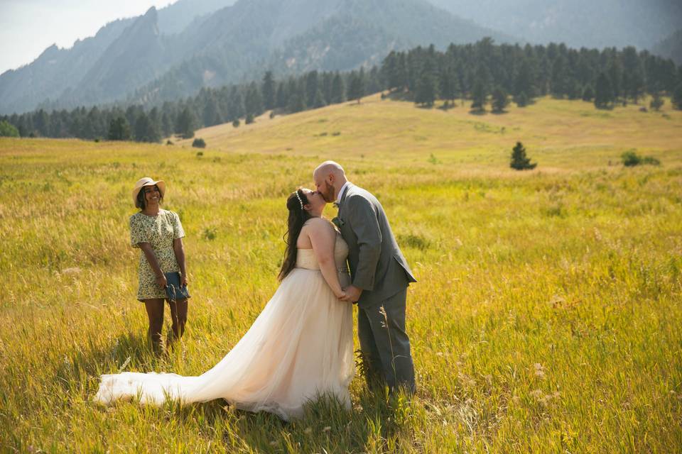 A Boulder elopement