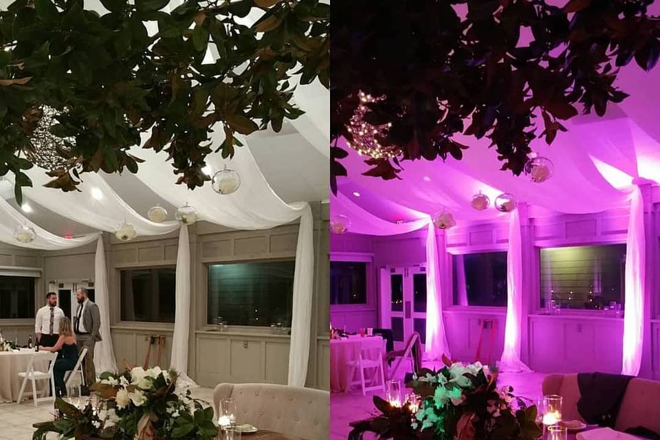 Uplighting Before/After
